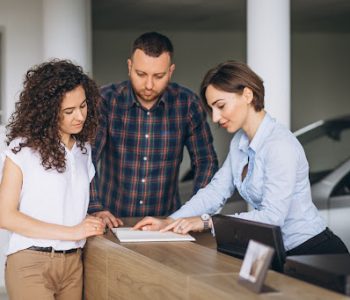 Choosing a rent to own car and reviewing contract details before approval