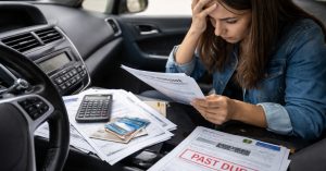 Person reviewing paperwork to compare the best Car Finance Alternatives.